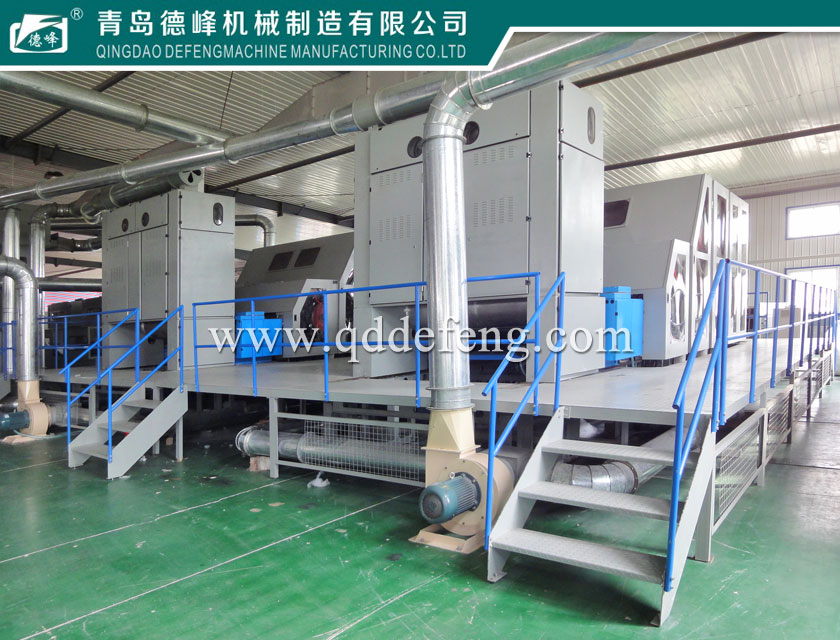 Leather fabric production line